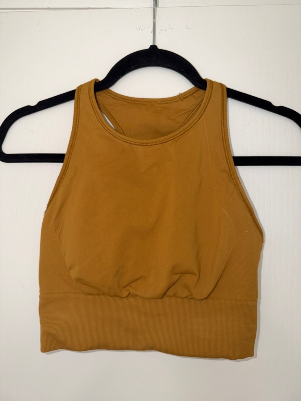 lululemon athletica Mustard Crop Tank Top